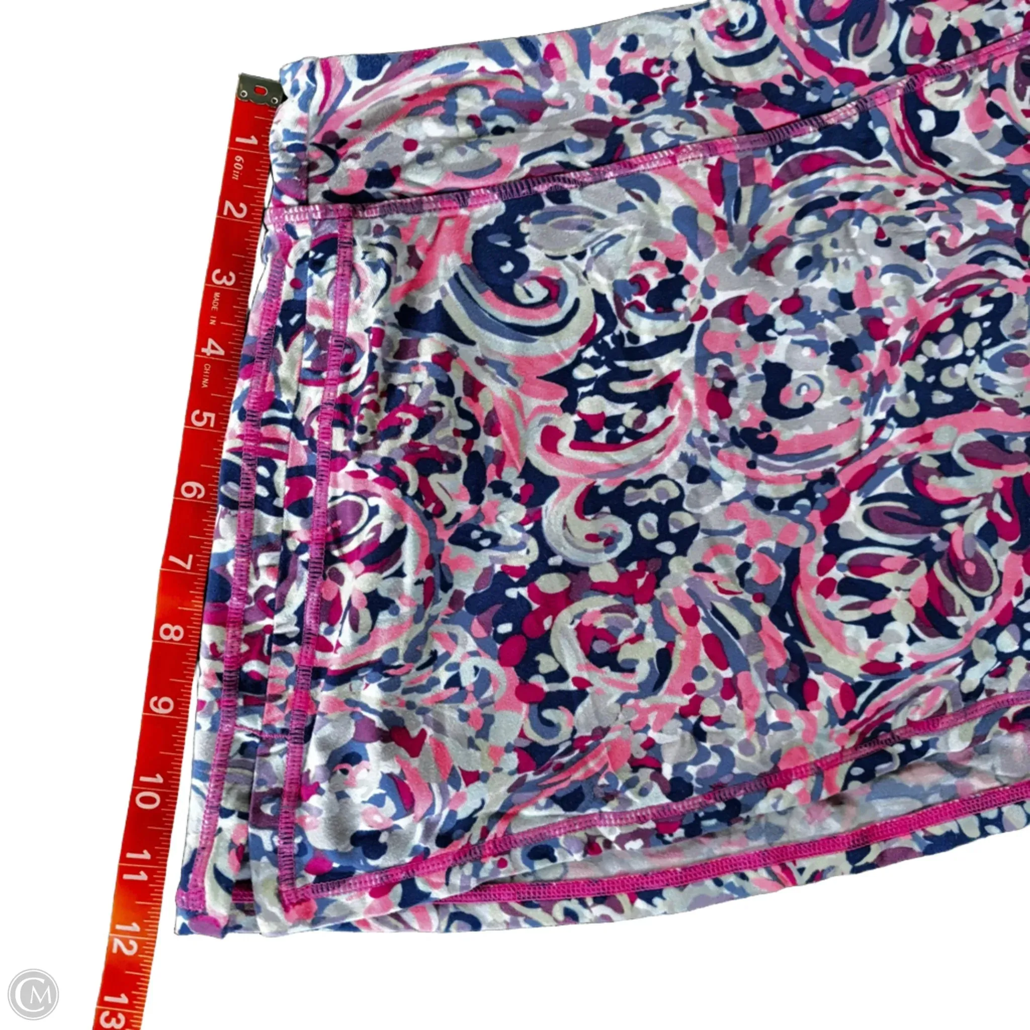 Skort Designer By Lilly Pulitzer In Blue & Purple, Size: M