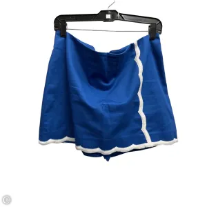 Skort Designer By Lilly Pulitzer In Blue & White, Size: 10