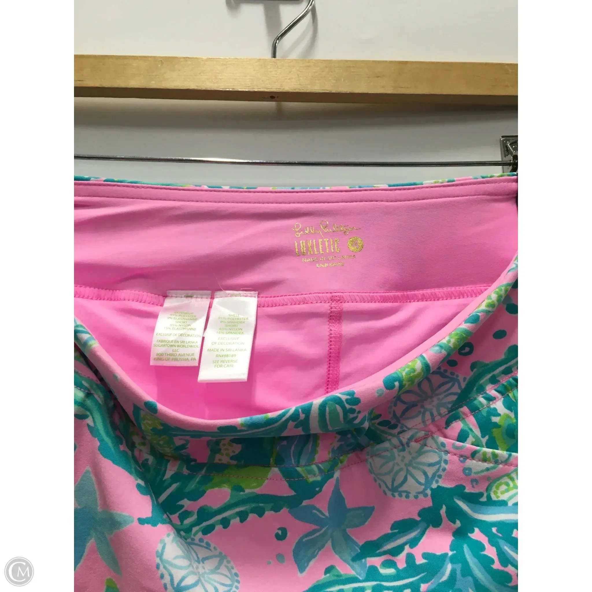 Skort Designer By Lilly Pulitzer In Pink, Size: 4