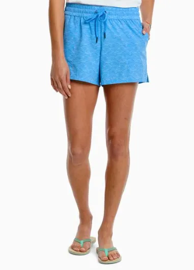 Southern Tide Coastal Wave Performance Short - Boat Blue