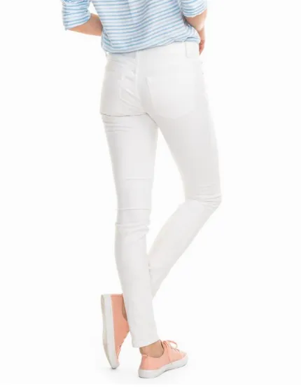 Southern Tide Resort Skinny Jean - Classic White