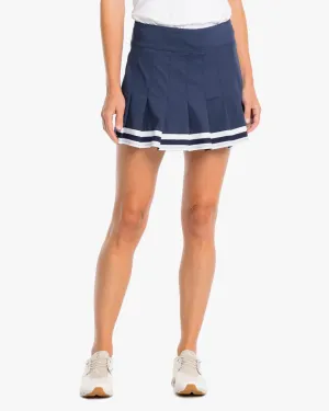 Southern Tide Women's Gwen Pleated Performance Skort - Nautical Navy
