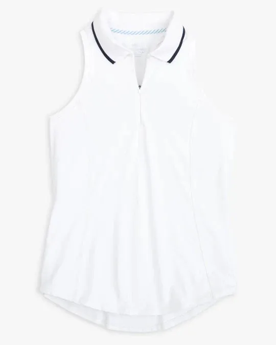 Southern Tide Women's Kristy Performance Tank - Classic White