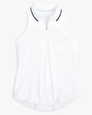 Southern Tide Women's Kristy Performance Tank - Classic White