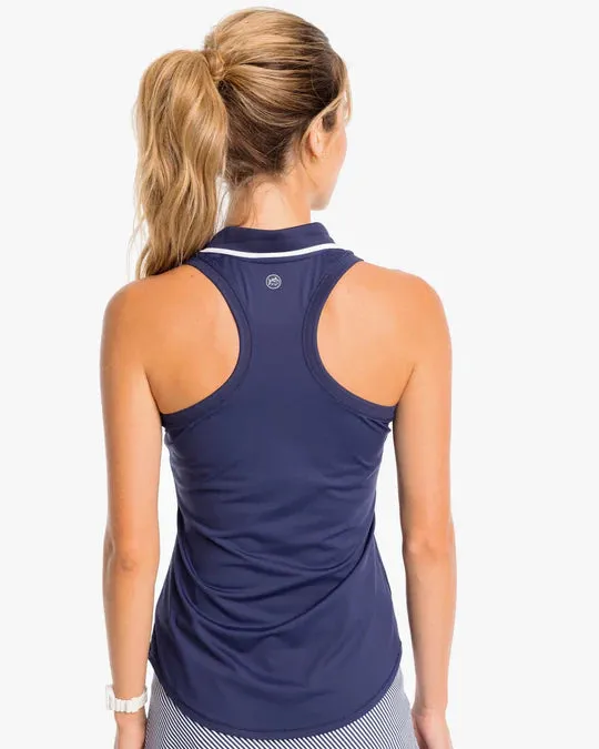 Southern Tide Women's Kristy Performance Tank - Nautical Navy