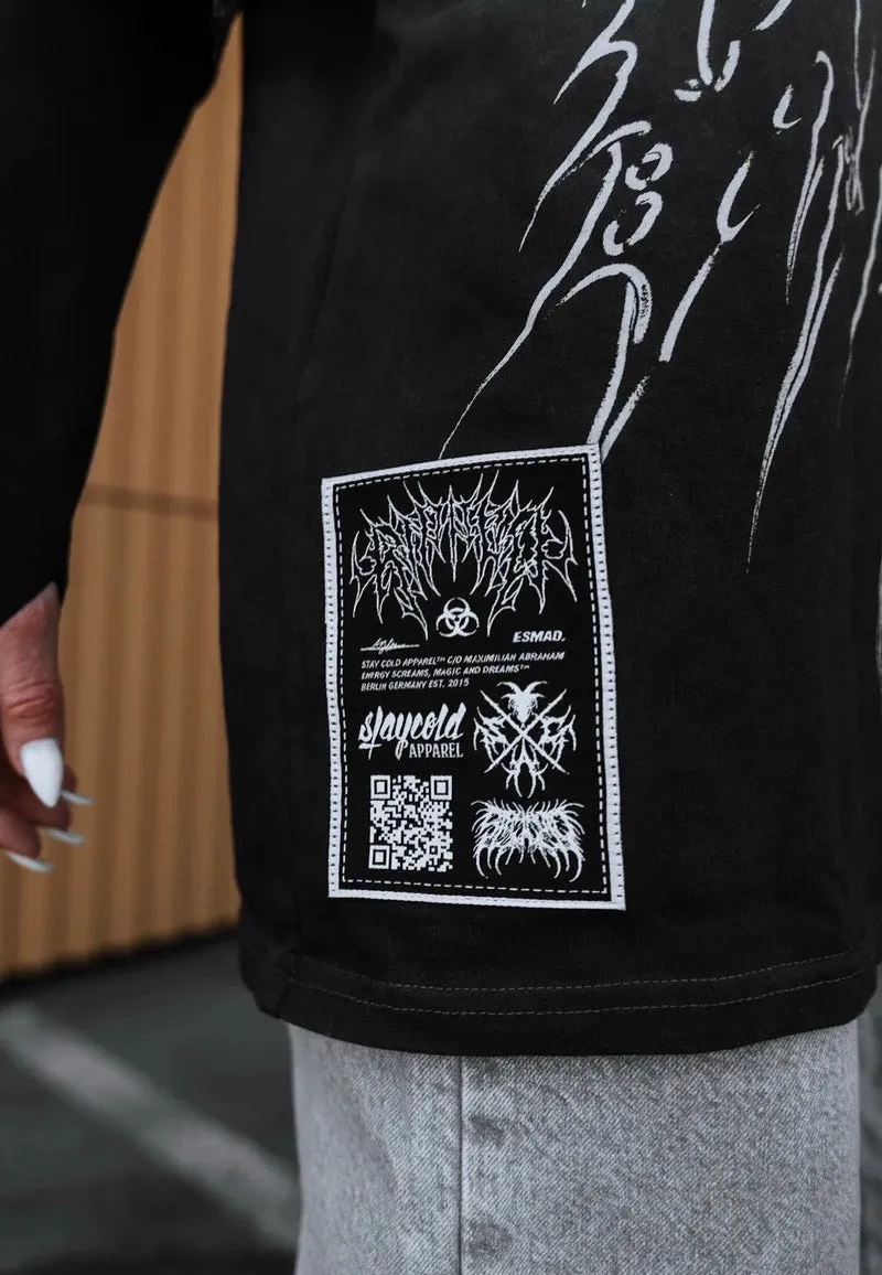 Stay Cold Apparel - Black Razor (Black Bleached) - T-Shirt