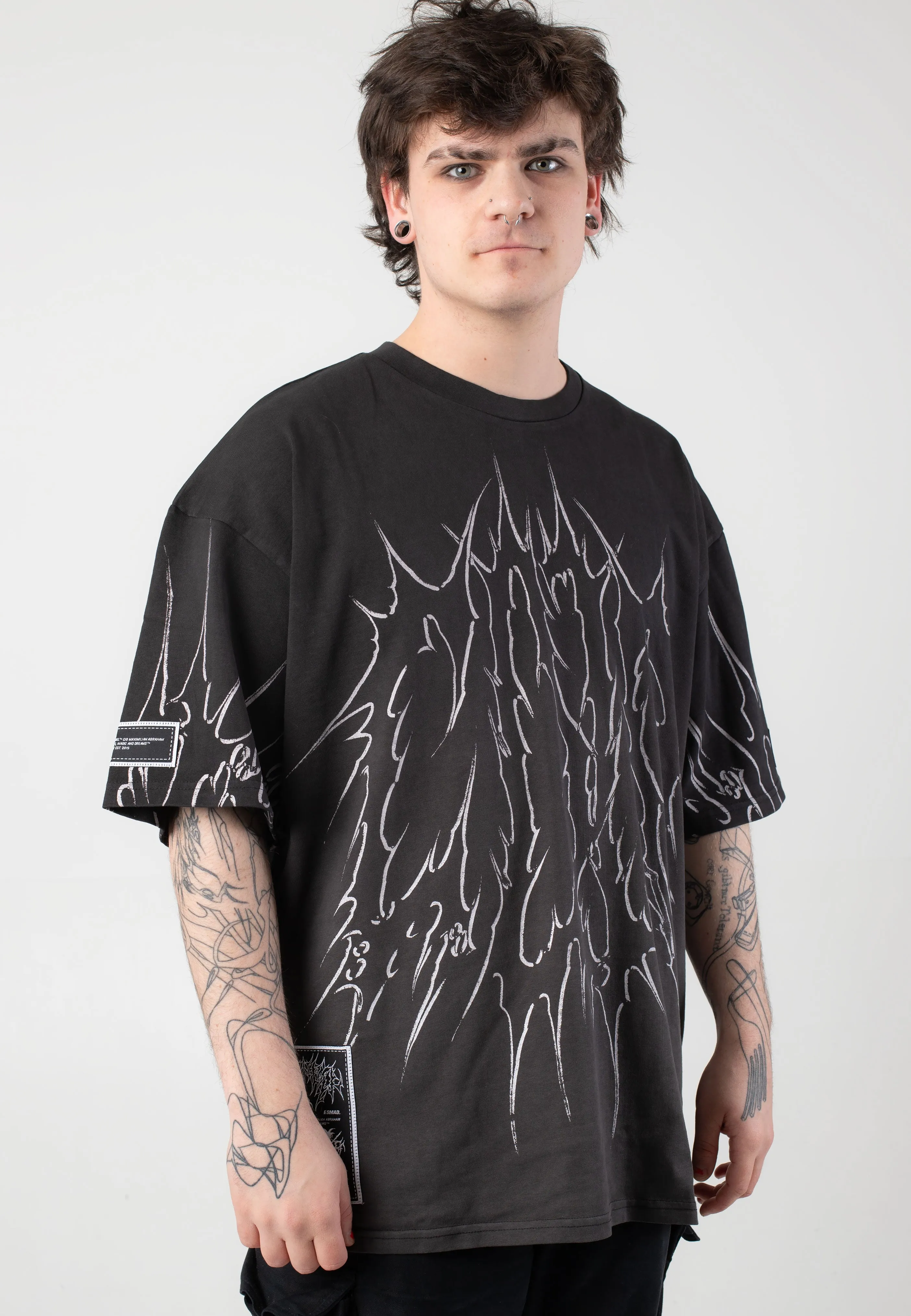 Stay Cold Apparel - Black Razor (Black Bleached) - T-Shirt