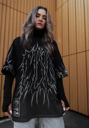 Stay Cold Apparel - Black Razor (Black Bleached) - T-Shirt
