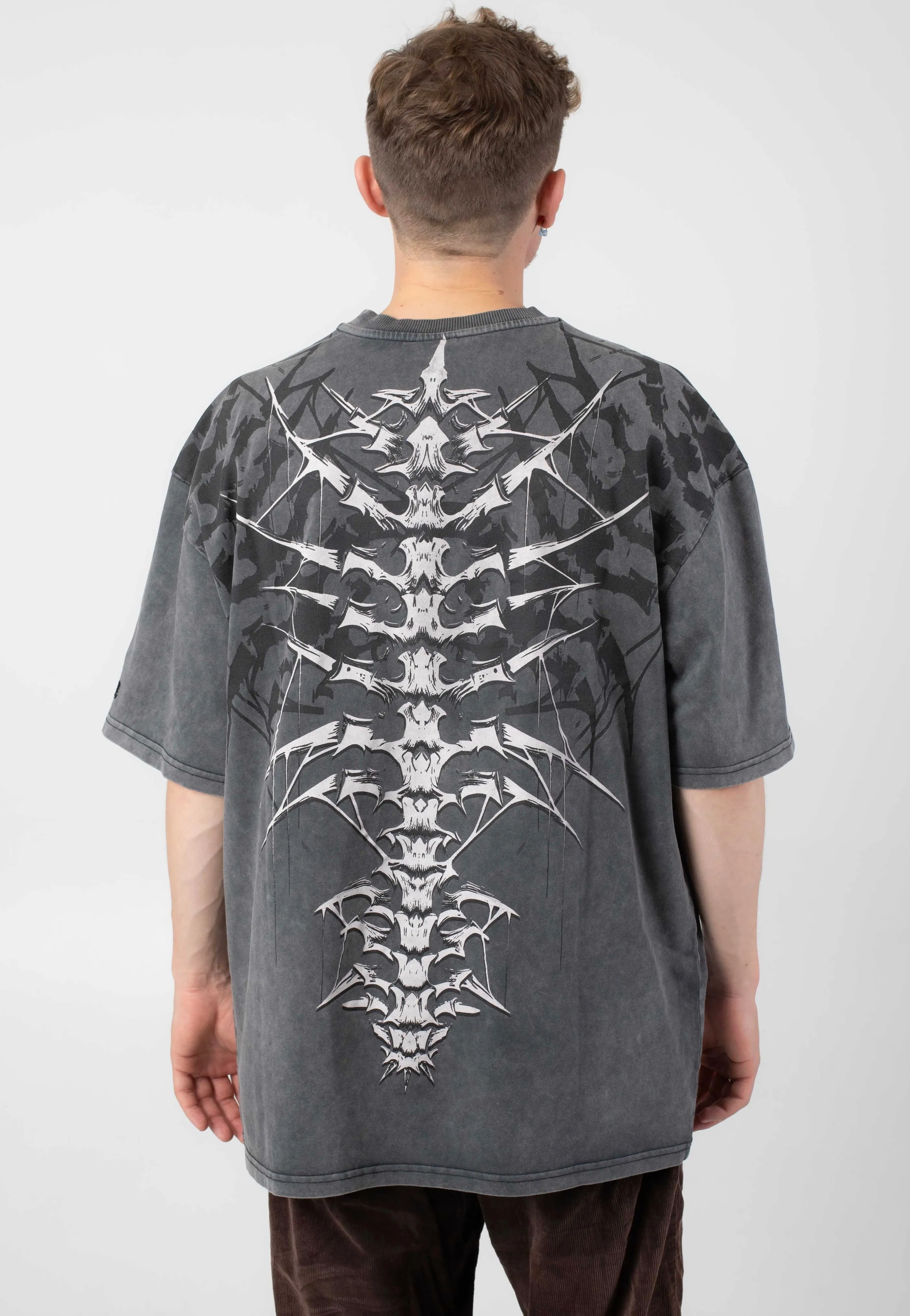 Stay Cold Apparel - Nocturnal Lifelines Heavy Oversized Acid Washed - T-Shirt