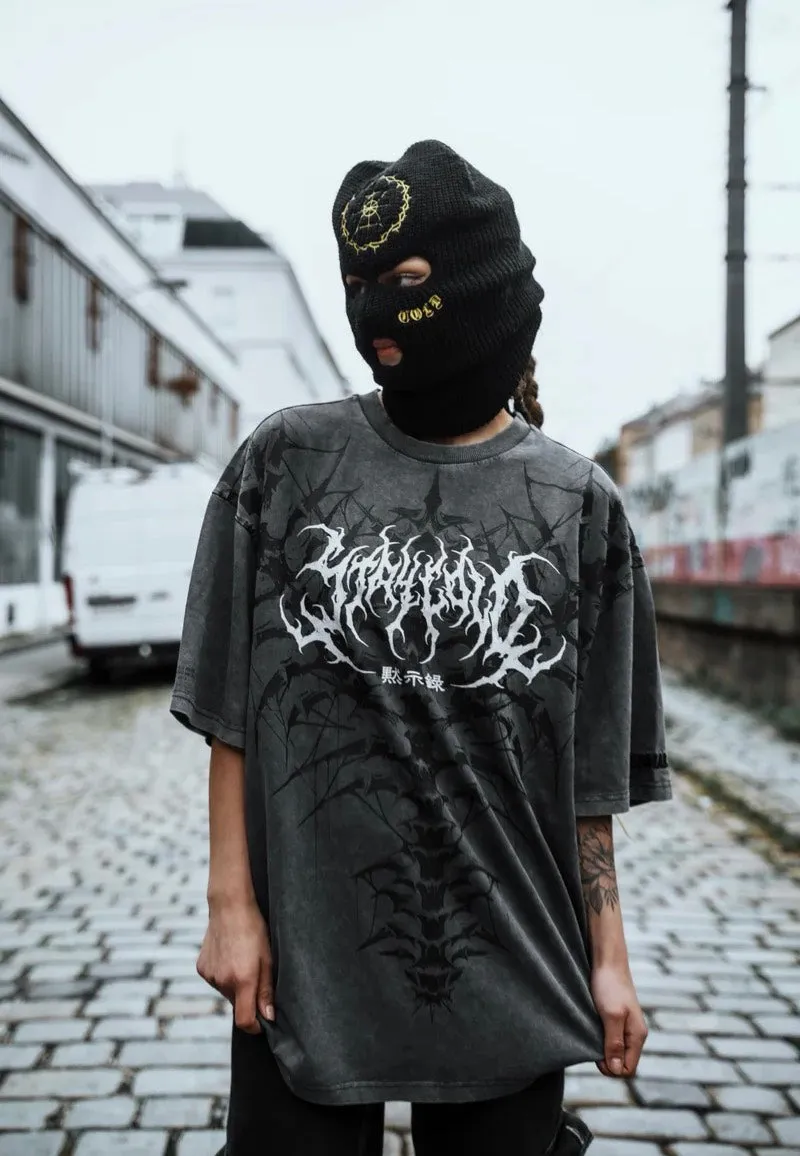 Stay Cold Apparel - Nocturnal Lifelines Heavy Oversized Acid Washed - T-Shirt