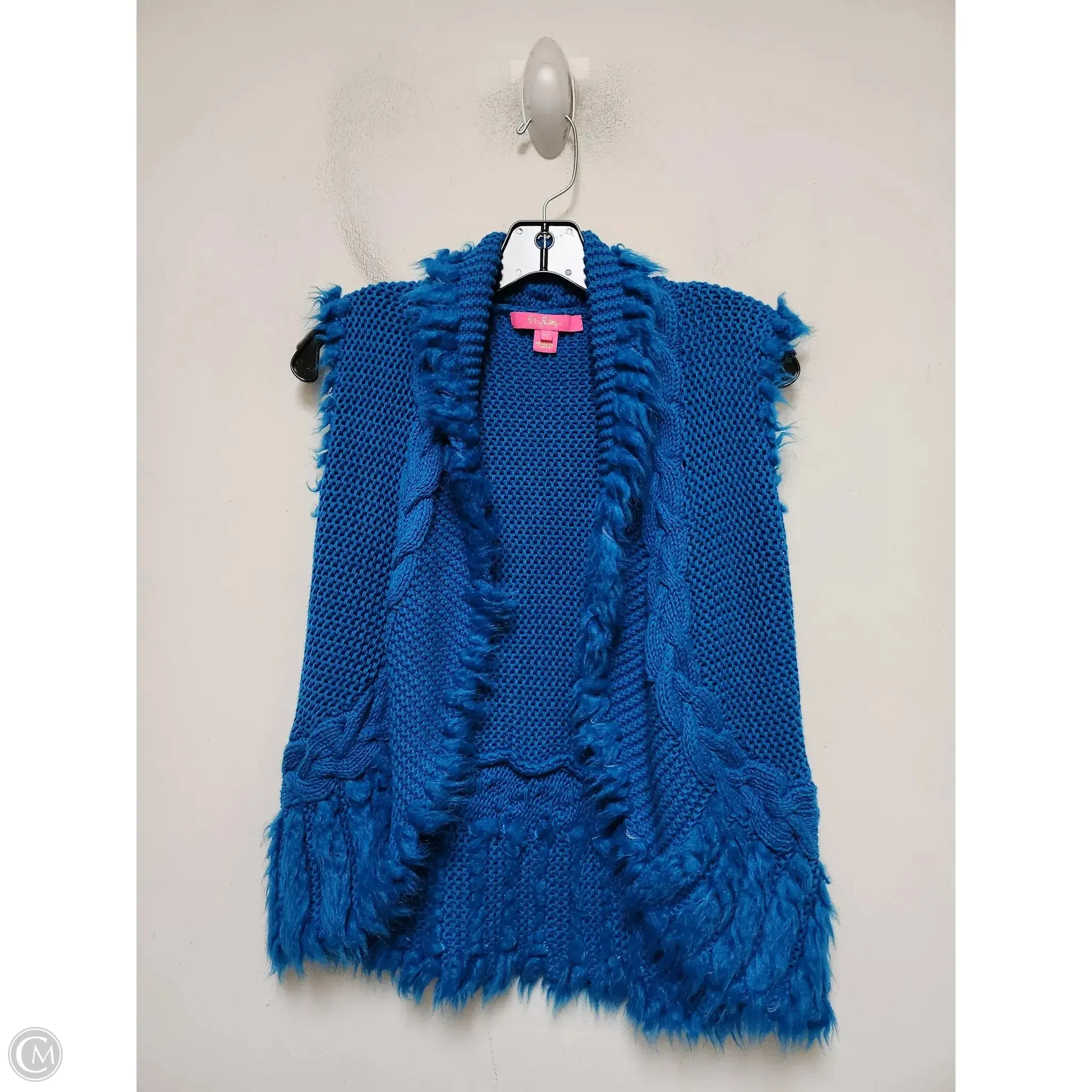 Sweater Cardigan Designer By Lilly Pulitzer In Blue, Size: Xs