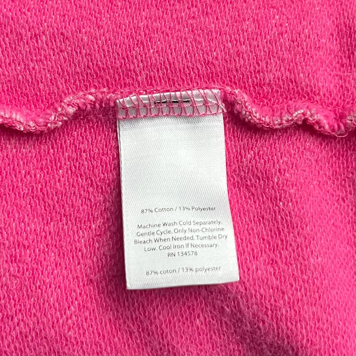 Sweatshirt Collar By Vineyard Vines In Blue & Pink, Size: M