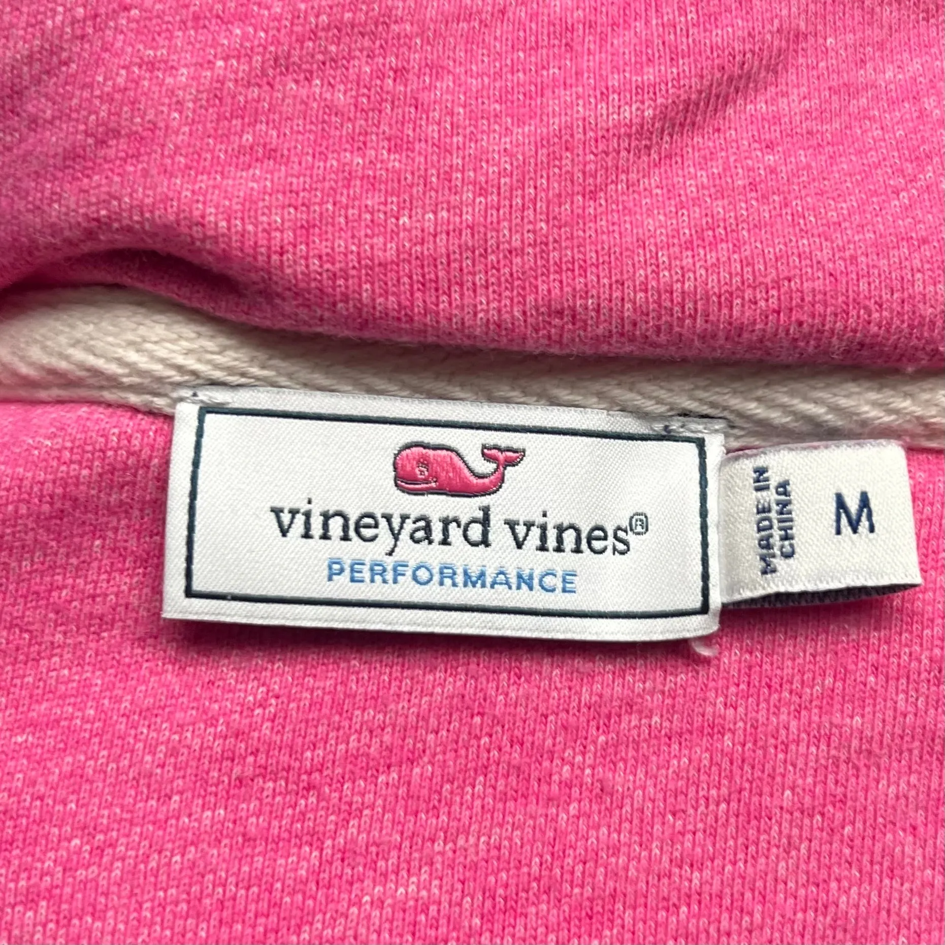 Sweatshirt Collar By Vineyard Vines In Blue & Pink, Size: M