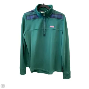 Sweatshirt Collar By Vineyard Vines In Green, Size: L