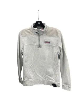 Sweatshirt Collar By Vineyard Vines In Grey, Size: M