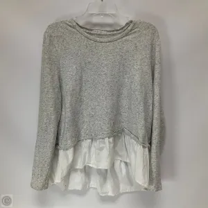 Top Long Sleeve By Vineyard Vines In Grey, Size: Xl