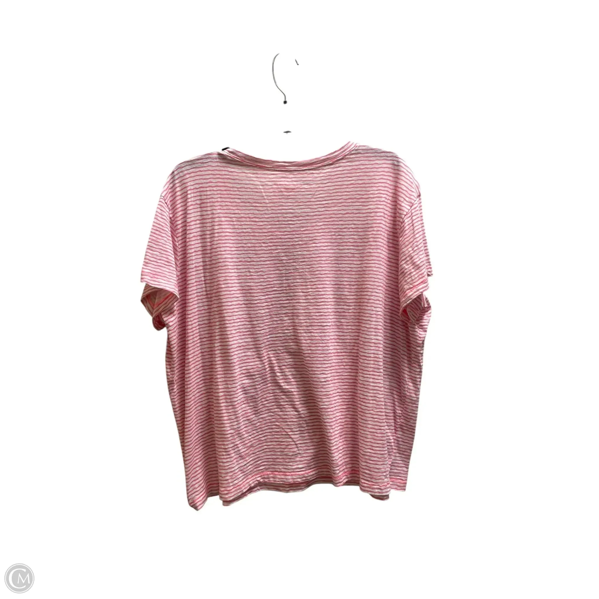 Top Short Sleeve By Vineyard Vines In Pink, Size: Xl