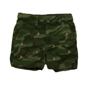Vineyard Vines Boys Green Camo | Dogs Shorts