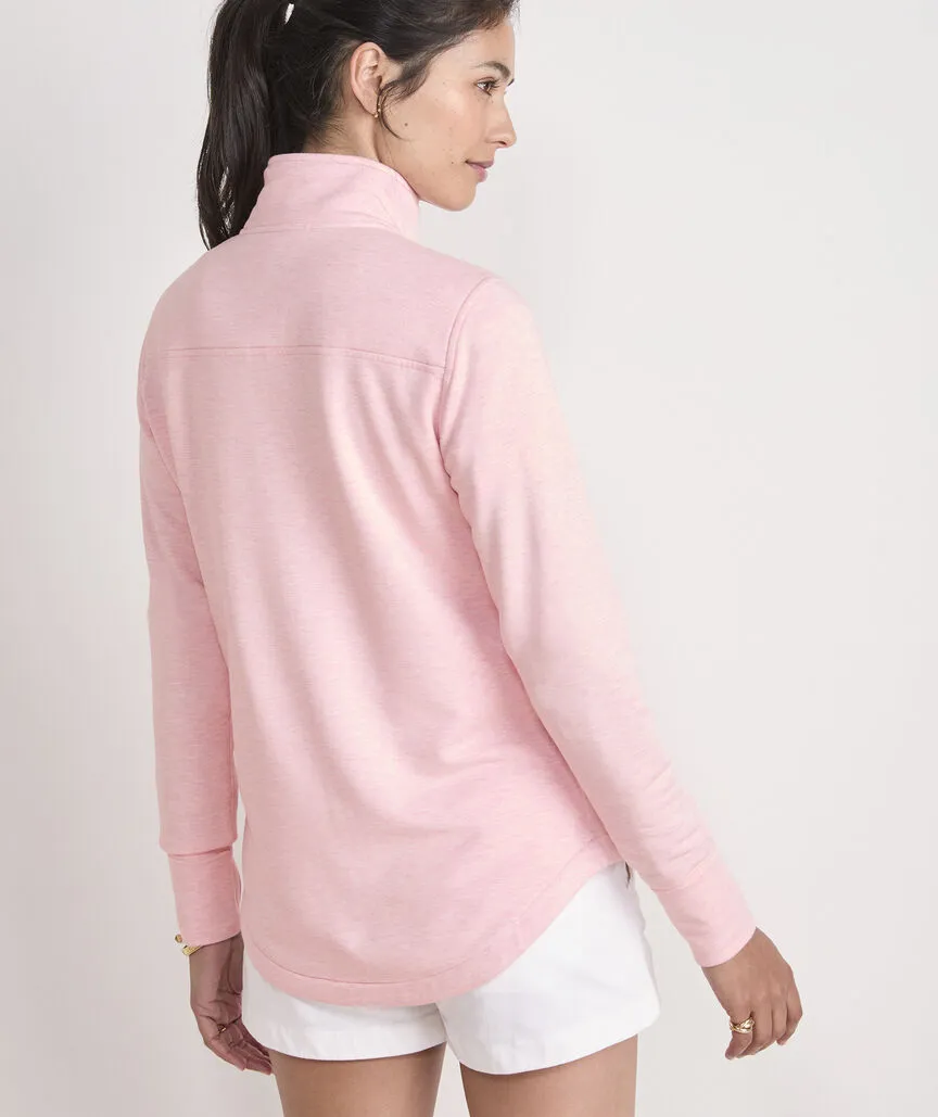 Vineyard Vines Women's Dreamcloth Relaxed Shep Shirt - Flamingo Heather