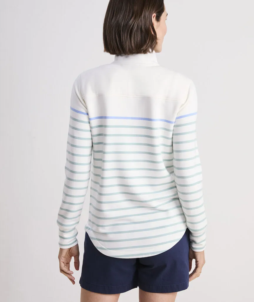 Vineyard Vines Women's Dreamcloth Shep Shirt - SB Stripe W/AH/SB