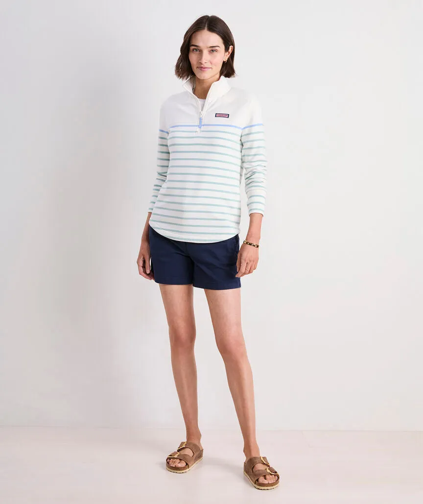 Vineyard Vines Women's Dreamcloth Shep Shirt - SB Stripe W/AH/SB
