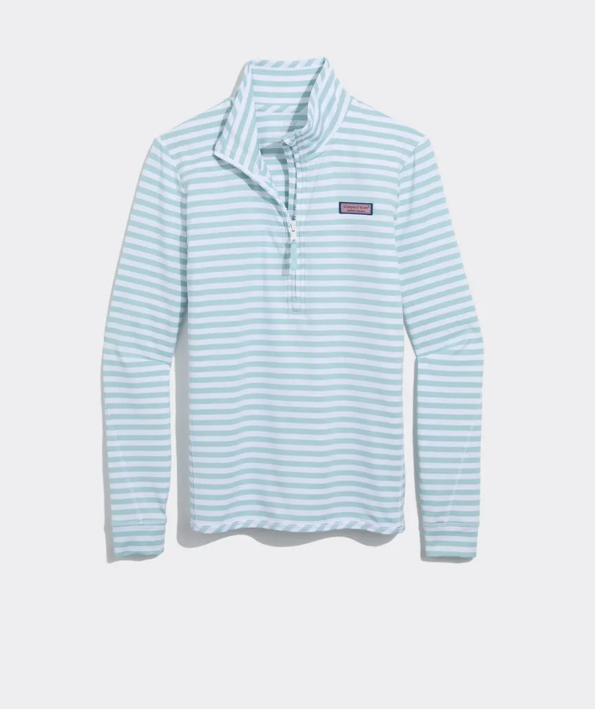 Vineyard Vines Women's Striped Sankaty Shep Shirt -Botanica Stripe AH/W