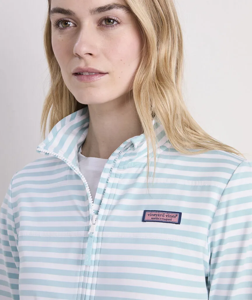 Vineyard Vines Women's Striped Sankaty Shep Shirt -Botanica Stripe AH/W