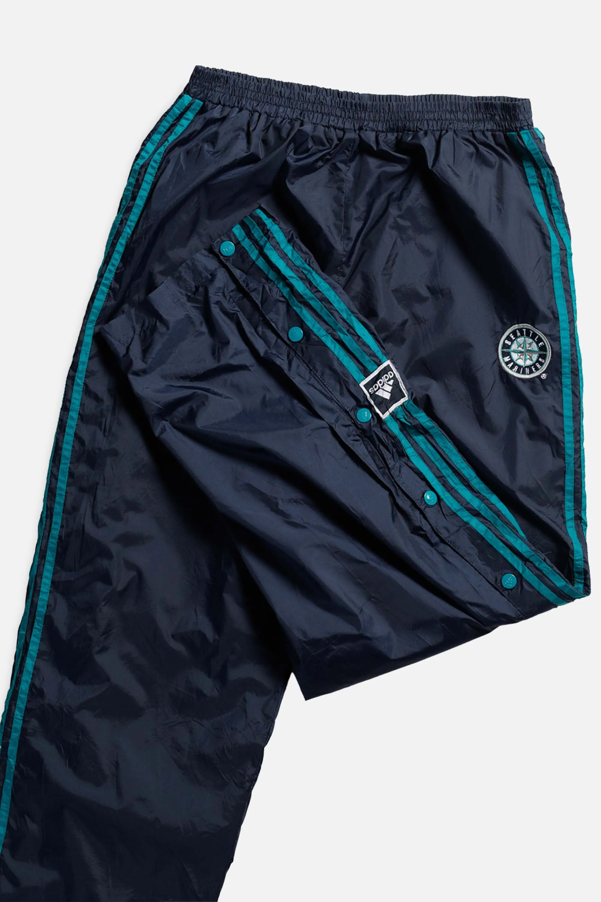 Vintage Seattle Mariners MLB Adidas Windbreaker Pants - M Frankie