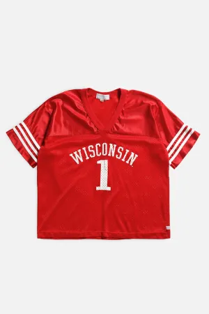 Vintage Wisconsin Badgers NCAA Football Jersey - Women's S Frankie